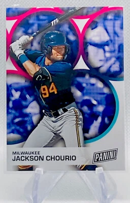 2023 Panini Father's Day Jackson Chourio #BB4 - Brewers - Image 1 of 2