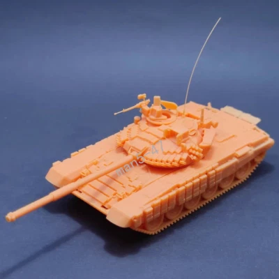 3D Printed 1/72 Soviet T-72AV main station tank Model Unpainted - Image 1 of 4