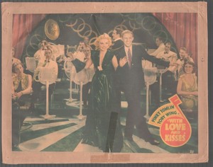 With Love and Kisses 11"x14" Lobby Card Pinky Tomlin Toby Wing
