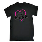 Girl Power Heart - Mens Funny Novelty T-Shirt Tee ShirtsT Shirt Tshirts