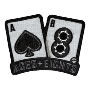 Aces And Eights Bullet Holes Patch, South Dakota Patches - Picture 1 of 4