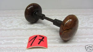 Set TÜRGRIFF KNAUF GRIFF PORZELLAN ANTIK ART DÉCO VIERKANTSTIFT - Picture 1 of 8