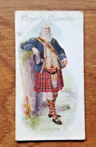 OGILVIE No16 Highland Clans (1908) John Player Cigarette Card . Free UK P&P - Picture 1 of 3