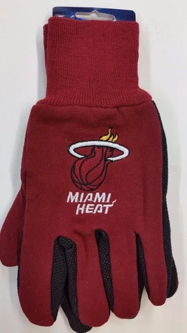 NBA Miami Heat Sport Utility Gloves, NEW (Lot of 2 pair) Cover