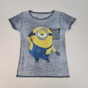 Minion Shirt Girls Small Gray Despicable Me Youth Kids - Picture 1 of 7