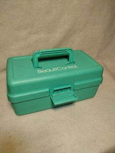 BeautiControl Tackle Box Case Tool and Supplies Storage Box Snap Closure Gently - Picture 1 of 11