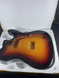 Electric Guitar Body for Fender ST Strat Guitar Accessory Poplar HSH Sunburst - Picture 1 of 11