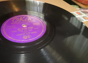 78RPM Okeh Champion Jack Dupree, Black Cow Blues /All Alone Blues high-grade EE- - Picture 1 of 6