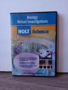 HOLT MCDOUGAL BIOLOGY: VIRTUAL INVESTIGATIONS CD-ROM Homeschool/Classroom - Picture 1 of 3