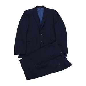 Chester Barrie Anzug Herren 44 L dunkelblau Prince of Wales Ton Karo Wolle 2-teilig - Bild 1 von 15