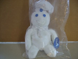 Muñeca gorro de felpa Pillsbury Doughboy 1997 8" nueva en paquete - Imagen 1 de 4