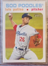 Luis Patino 2020 Topps Heritage Minors White Border /50 🔥Prospect🔥#112