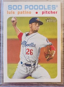 Luis Patino 2020 Topps Heritage Minors White Border /50 🔥Prospect🔥#112