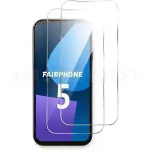 Protector de pantalla con cubierta de película de vidrio templado de 2 piezas para Fairphone 5 Fairphone5 - Imagen 1 de 11
