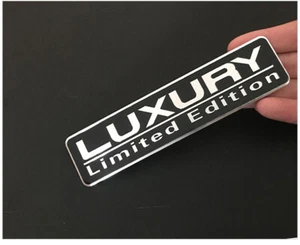 LUXURY Edición Limitada Emblema Pegatina Insignia LUXURY Limited Auto Sticker - Imagen 1 de 9