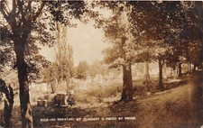 E93/Mount Pleasant Ohio Foto Real Cartão Postal Cartão Postal Jefferson Co 07 Highland Cemitério 3