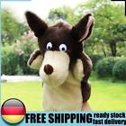 New Wolf Hand Puppet Baby Kids Child Soft Doll Plush Toy Gift DE