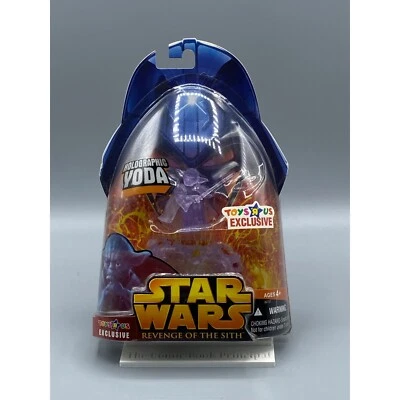 Star Wars Revenge of the Sith Holographic Yoda Toys R US Exclusive 2005 Foto 1 de 4