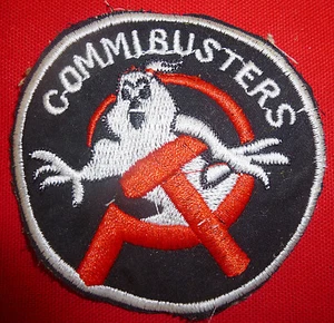 COMMI BUSTERS - Patch - 1980's ANTI RUSSIAN - US ARMY - Europe Defense - M.320 - Picture 1 of 2