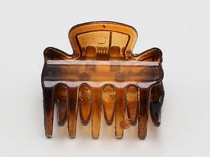 12 Coffee Plastic Hair Jaw Claw Clip Clamp Bangs Clips 29mm Hair Accessories - Picture 1 of 6