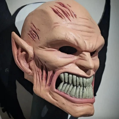 Máscara Baraka Mortal Kombat Capucha de Látex Juegos con disfraces Disfraz utilería Talla Adulta Foto 1 de 3