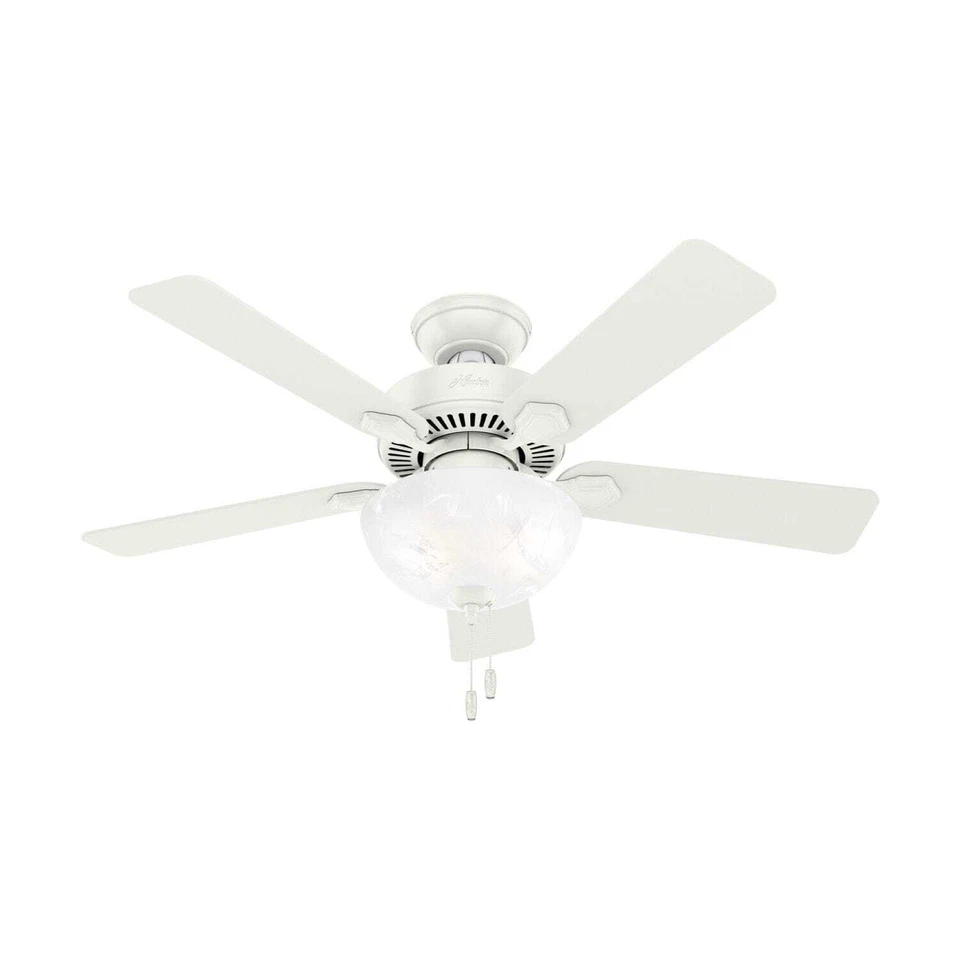 Hunter 44" Swanson Ceiling Fan with LED Bowl Light Traditional Casual Pull Chain - Image 1 of 1