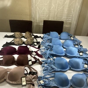 Lot of 40 Montelle Pure Plus -Full Coversge T-Shirt Bras- Mixed Sizes - Picture 1 of 22