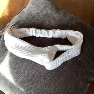 LIZ EARLE WHITE WAFFLE COTTON HEAD BAND - Brand New & Unused - Picture 1 of 4