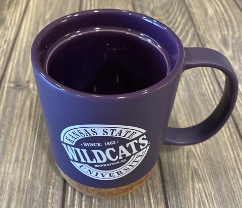Spirit Products Kansas State Wildcats University Purple Coffee Beek Mug Cup Gift Cover