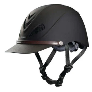 New! Troxel DAKOTA BLACK DURATEC RIDING HELMET Horse Equestrian Size Medium - Picture 1 of 2