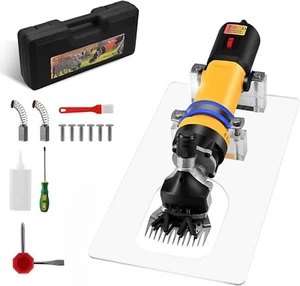 Elektrische Schafschere Ziege Rinder 700W strapazierfähiger Teppichscher Clipper niedrige Vib - Bild 1 von 9