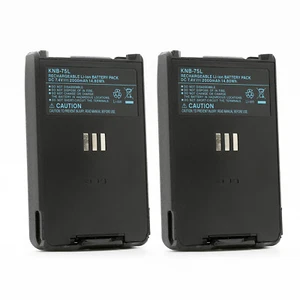 2x 7.4V 2000mah Li-ion battery for Kenwood TH-D74A TH-D74 KNB-74 KNB-75L - Picture 1 of 5