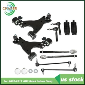 For Chevy Saturn Front Suspension Kit Control Arms Ball Joints Tie Rod Ends 12x - Foto 1 di 9