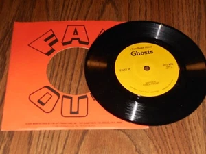 HALLOWEEN 7" 33RPM. GHOSTS.  STORY ABOUT GHOSTS.  WRITTEN ERICA FROST.  VG++. - Picture 1 of 2