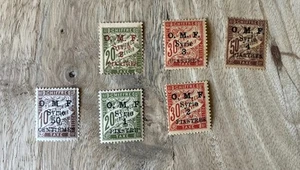 French Colonies Syria Syrie 1920s OMF Postage Due Stamp Collection - Mint Hinged - Bild 1 von 2