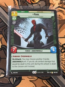 Star Wars Unlimited - Maul - Ombre della Galassia (SHD) 090/262 - Foto 1 di 2