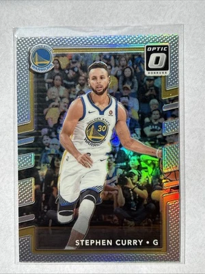 2017-18 Donruss Optic Holo Silver Prizm Stephen Curry Golden State Warriors #46 - Image 1 of 2
