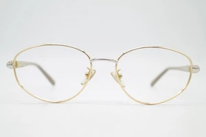 Brille Versace M39 Gold Silber Mehrfarbig Oval Brillengestell eyeglasses - Picture 1 of 6