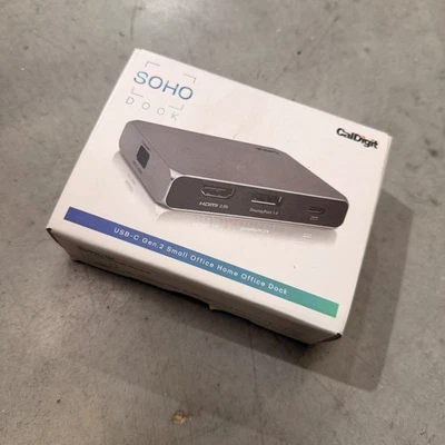 USB C Gen2 10Gb/s SOHO Dock 4K 60Hz HDMI HDR DisplayPort Thunderbolt Hub Adapter - Image 1 of 4
