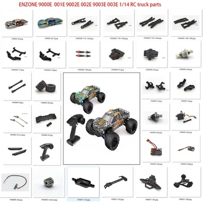DEERC 003E ENZONE 9000E 001E 9002E 002E 9003E 003E 1/14 RC camión repuestos - Imagen 1 de 4