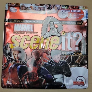 MARVEL Scene It Deluxe Edition 2 DVD Game Collectors Tin ~ Never used!! - Picture 1 of 4