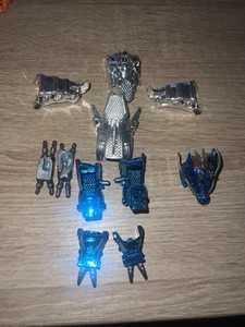 TMNT Metal Mutants Leonardo Dragon Spirit 1995 Parts Armor Lot - Picture 1 of 13
