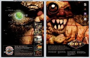 ODT Or Die Trying Mutant Fantasy Quest PlayStation 1998 2Page Advertisement - Picture 1 of 5