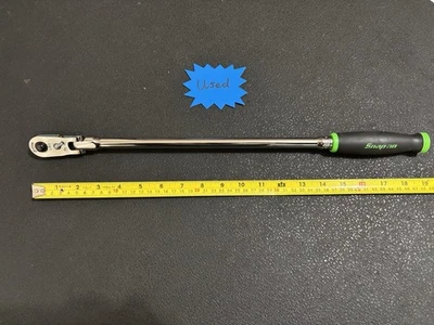 Herramientas a presión 3/8" trinquete de accionamiento FHRLLF80 cabeza flexible larga verde liberación rápida Foto 1 de 4