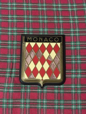 Insignia de coche vintage rara de Mónaco años 50 Paris Drago coleccionable Foto 1 de 4