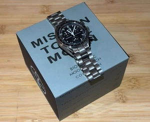 Swatch Omega Mission to the Moon Stainless Steel Case Mod Moonswatch - Picture 1 of 7