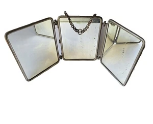 Ancien Miroir de barbier triptyque à poser ou à suspendre 1900 - Bild 1 von 8