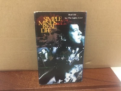 SIMPLE MINDS REAL LIFE AUDIO CASSETTE TAPE 1991 - Image 1 of 3