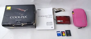 Nikon COOLPIX S60 10,0-MP-Digitalkamera – purpurrot NICHT GETESTET - Bild 1 von 10