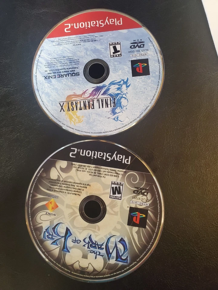 LOT OF 2: The Mark of Kri + FINAL FANTASY X / Playstation 2 PS2 Disc Only - Image 1 of 1